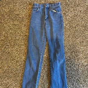 High Waisted Wrangler Jeans